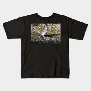 Winter Sighting Of The Greater Roadrunner Kids T-Shirt